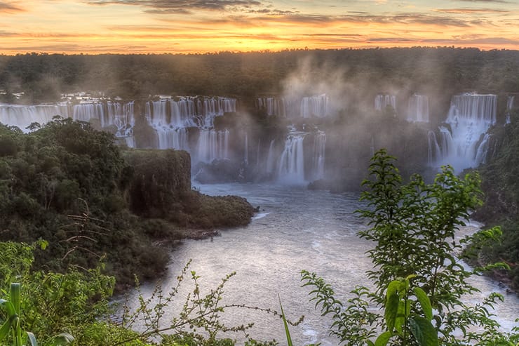 Iguazu Falls - Argentina, and Brazil
